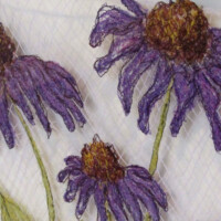 "Cone Flower" (detail)