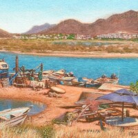Rachelle Siegrist, Fish Camp at Guaymas, Copyright © 2012