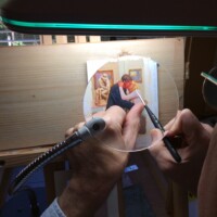 Wes & Rachelle Siegrist, Wes Painting Life Imitates Art, Copyright © 2015