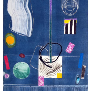 Variant #1-PC#26 by Robert Lee Mejer, monotype assemblegraph, papier collé, 2020, $350