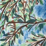 Branches of Snow by Payton Miller, watercolor, 10th Grade Highland High School, 2020, $10