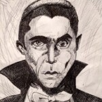 Dracula by Madison Meyer, pen & ink, 11th grade, Fort Madison High School, 2021, NFS