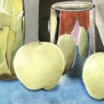 Melancholy & Bliss by Abigail Stockwell, chalk pastel, 10th grade, Fort Madison High School, 2021, NFS