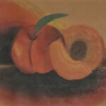Peaches by Sandra Aplogan, oil pastel, 10th grade, Brown County High School, 2020, $90