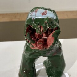 Quincy Artist Guild Award, Imposter by Eli Putnam, ceramic, 2020, NFS, Highland High School