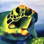 Shellabration by Haley Dotson, acrylic, 12th Grade, Quincy High School, 2019, NFS