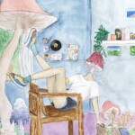 Shroom Room by Abigale Stuekerjuergen, watercolor, 2021, NFS, Fort Madison High School
