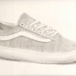 Vans by Bryce Janssen, graphite pencil, 11th grade, Unity High School, 2020, NFS