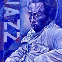 Anthony High, "Blue Miles", oil on panel, 24" x 30", $4,500