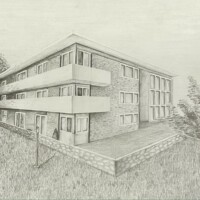 Merit Award, "Memory Lane", Haley Dotson, pencil, 2021, $100