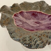 Merit Award, "Meandering", Veronica Sandercock, paper clay, 2021, $300