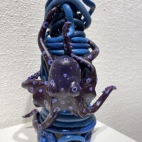 Special Recognition, Aly Noland, Ocean Blue, ceramic, Palmyra High School, 12 grade