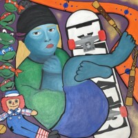 Special Recognition, Cheyenne Smith, Baby Brother, acrylic, Hannibal High School, 12 grade